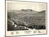 1875, Ogden Bird's Eye View, Utah, United States-null-Mounted Giclee Print