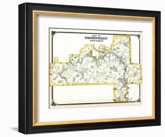 1875, Thornbury Township, Glen Mills P.O. Cheyney P.O., Thornton P.O. Mill Pond, Pennsylvania, Unit-null-Framed Giclee Print