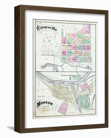 1875, Waynesville, Morrow, Ohio, United States-null-Framed Giclee Print