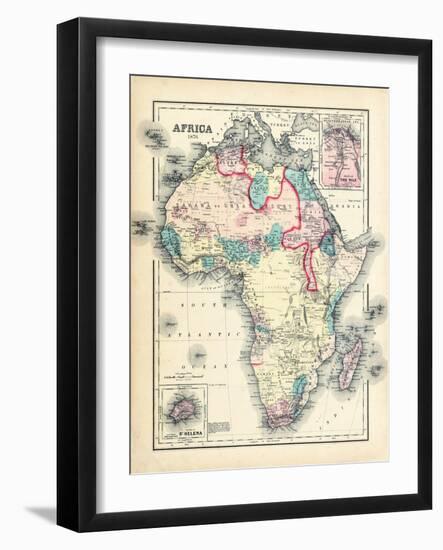 1876, Africa-null-Framed Giclee Print