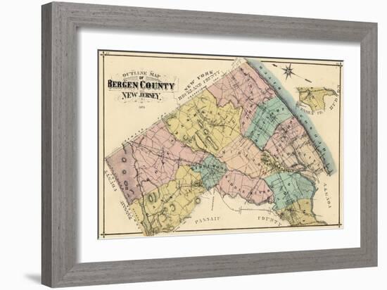 1876, Bergen County, New Jersey, United States-null-Framed Giclee Print