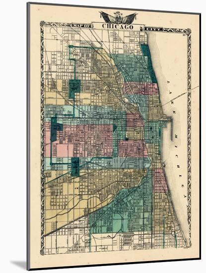 1876, Chicago, Illinois, United States-null-Mounted Giclee Print