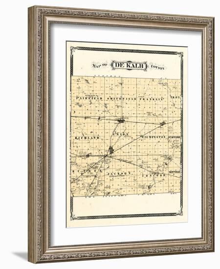 1876, De Kalb County, Indiana, United States-null-Framed Giclee Print