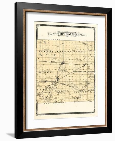 1876, De Kalb County, Indiana, United States-null-Framed Giclee Print