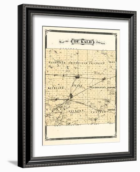 1876, De Kalb County, Indiana, United States-null-Framed Giclee Print