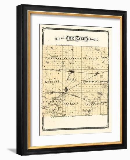 1876, De Kalb County, Indiana, United States-null-Framed Giclee Print