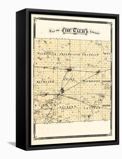 1876, De Kalb County, Indiana, United States-null-Framed Premier Image Canvas