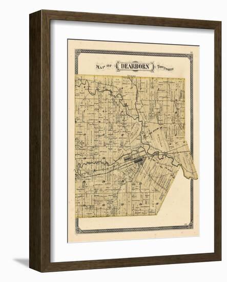 1876, Dearborn Township, Rouge, Michigan, United States-null-Framed Giclee Print