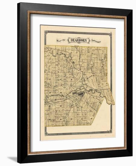 1876, Dearborn Township, Rouge, Michigan, United States-null-Framed Giclee Print