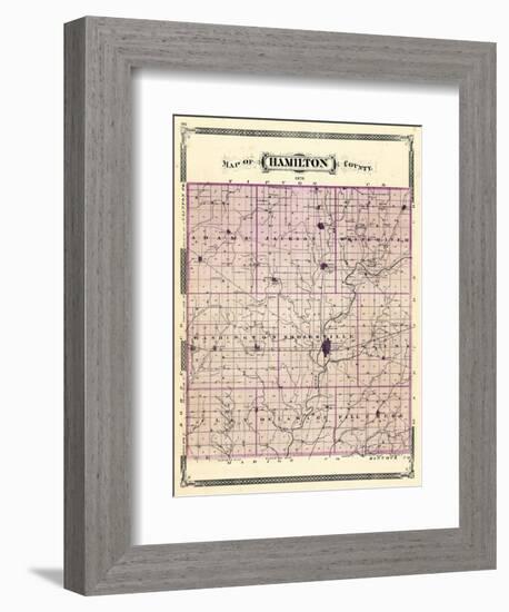 1876, Hamilton County, Indiana, United States-null-Framed Giclee Print