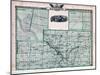 1876, Kankakee County Map, Gilman, Kankakee, Illinois, United States-null-Mounted Giclee Print