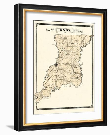 1876, Knox County, Indiana, United States-null-Framed Giclee Print