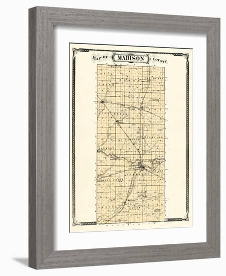 1876, Madison County, Indiana, United States-null-Framed Giclee Print