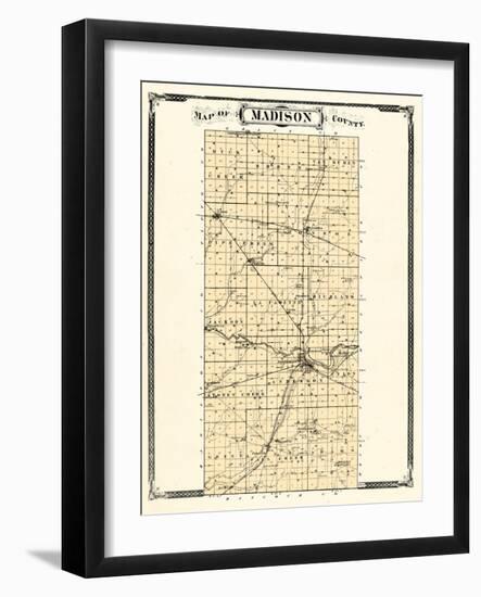 1876, Madison County, Indiana, United States-null-Framed Giclee Print