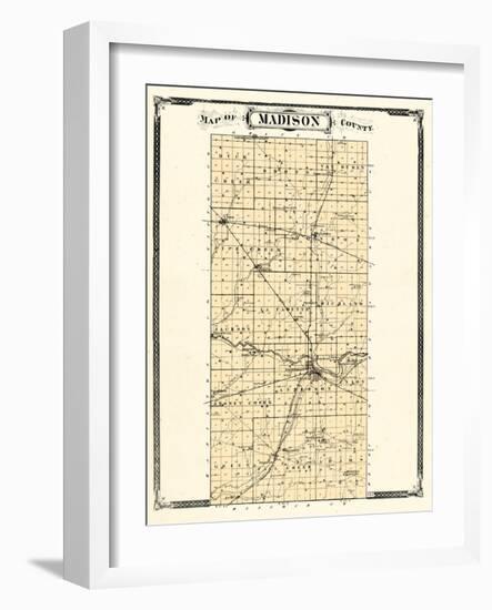 1876, Madison County, Indiana, United States-null-Framed Giclee Print