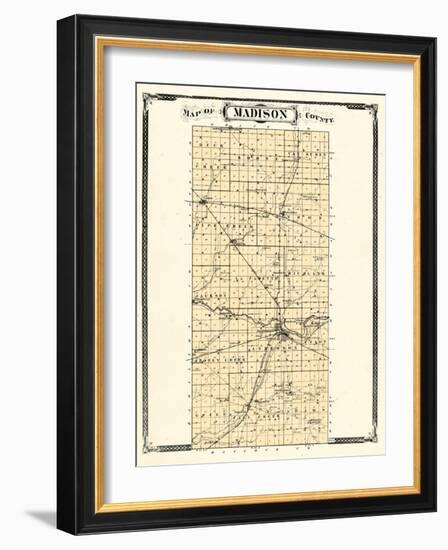 1876, Madison County, Indiana, United States-null-Framed Giclee Print