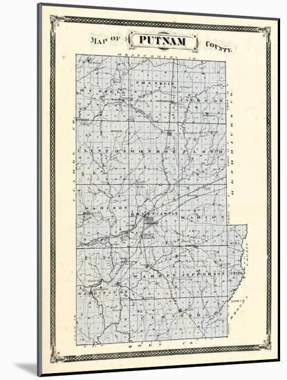 1876, Putnam County, Indiana, United States-null-Mounted Giclee Print