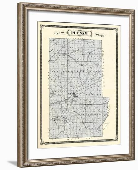 1876, Putnam County, Indiana, United States-null-Framed Giclee Print