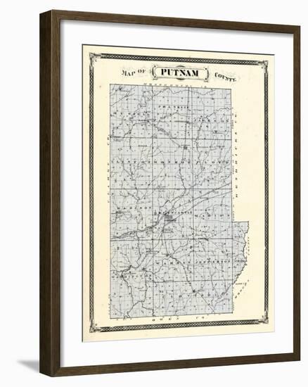 1876, Putnam County, Indiana, United States-null-Framed Giclee Print