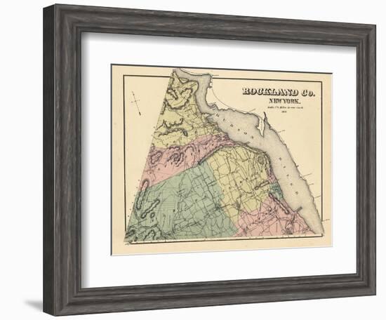 1876, Rockland County, New York, United States-null-Framed Giclee Print