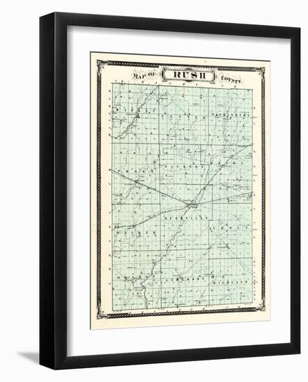 1876, Rush County, Indiana, United States-null-Framed Giclee Print