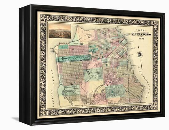 1876, San Francisco 1876, California, United States-null-Framed Premier Image Canvas