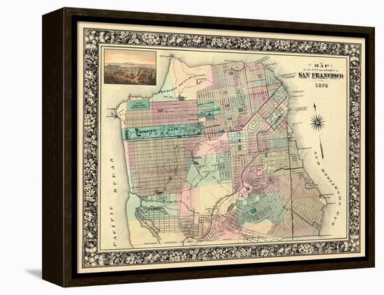 1876, San Francisco 1876, California, United States-null-Framed Premier Image Canvas