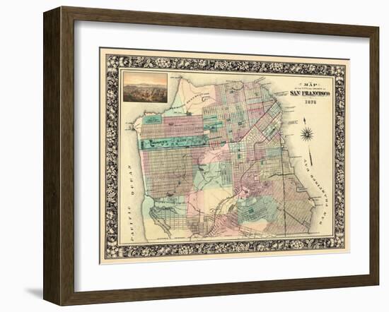 1876, San Francisco 1876, California, United States-null-Framed Giclee Print