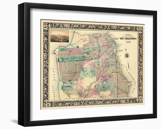 1876, San Francisco 1876, California, United States--Framed Giclee Print