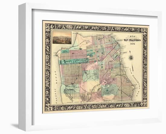 1876, San Francisco 1876, California, United States-null-Framed Giclee Print