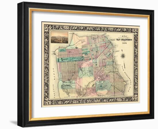 1876, San Francisco 1876, California, United States-null-Framed Giclee Print