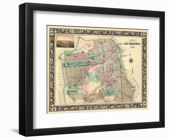 1876, San Francisco 1876, California, United States-null-Framed Giclee Print