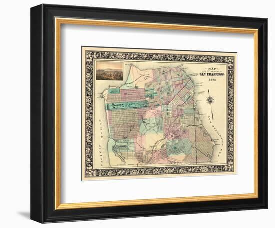 1876, San Francisco 1876, California, United States-null-Framed Giclee Print