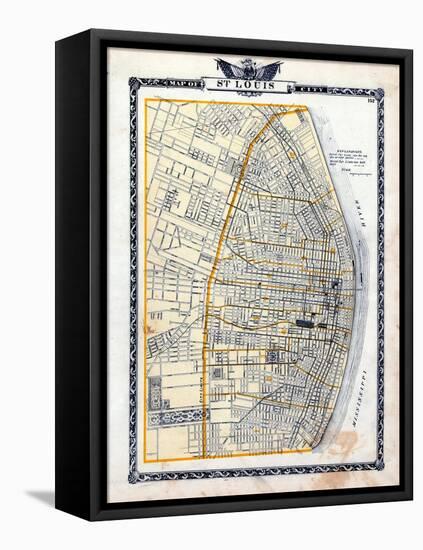 1876, St. Louis - City, Illinois, United States-null-Framed Premier Image Canvas