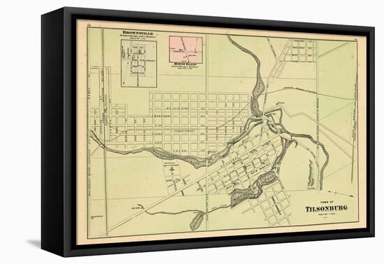 1876, Tilsonburg, Brownsville, Mount Elgin, Canada-null-Framed Premier Image Canvas