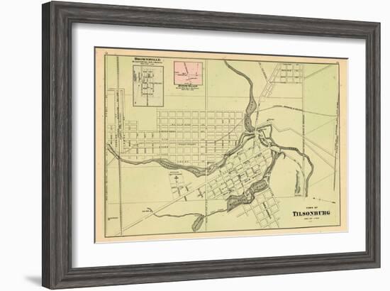 1876, Tilsonburg, Brownsville, Mount Elgin, Canada-null-Framed Giclee Print