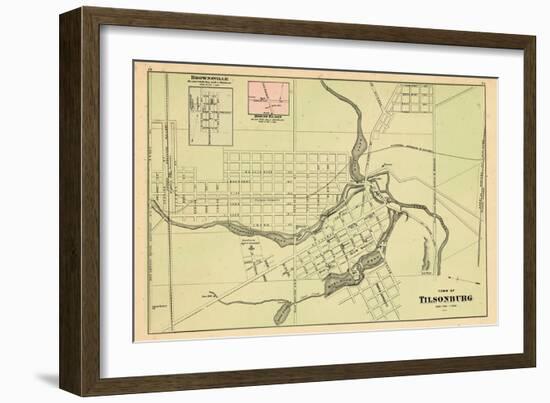 1876, Tilsonburg, Brownsville, Mount Elgin, Canada-null-Framed Giclee Print