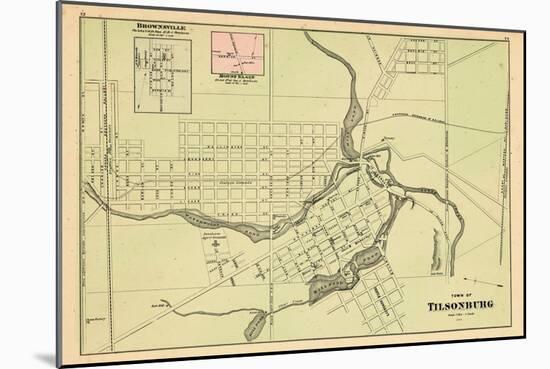 1876, Tilsonburg, Brownsville, Mount Elgin, Canada-null-Mounted Giclee Print