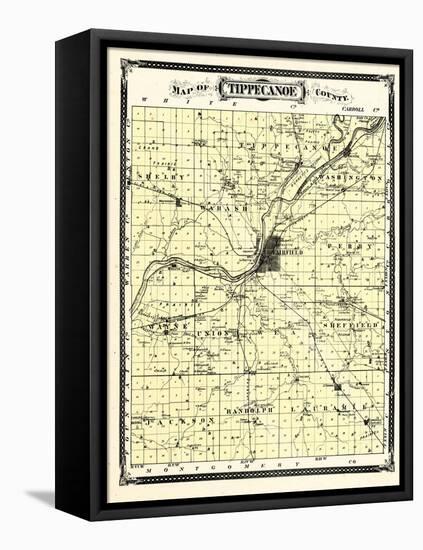 1876, Tippecanoe County, Indiana, United States-null-Framed Premier Image Canvas