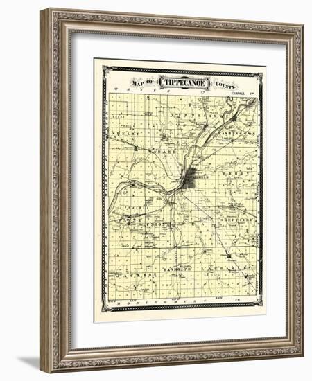 1876, Tippecanoe County, Indiana, United States-null-Framed Giclee Print