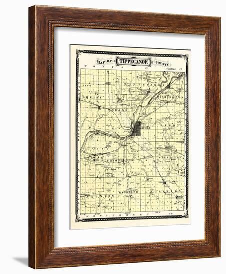 1876, Tippecanoe County, Indiana, United States-null-Framed Giclee Print