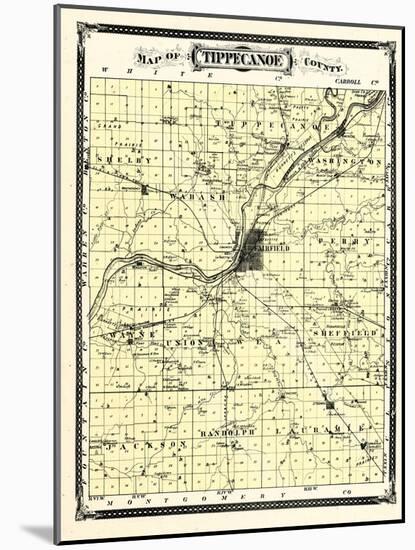 1876, Tippecanoe County, Indiana, United States-null-Mounted Giclee Print