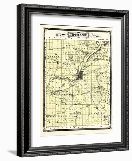 1876, Tippecanoe County, Indiana, United States-null-Framed Giclee Print