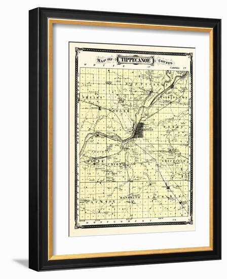 1876, Tippecanoe County, Indiana, United States-null-Framed Giclee Print