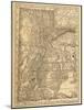 1876, Utah State Map, Utah, United States-null-Mounted Giclee Print