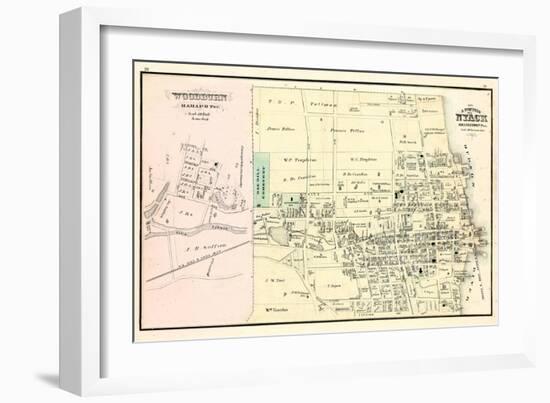 1876, Woodburn, Nyack, New York, United States-null-Framed Giclee Print