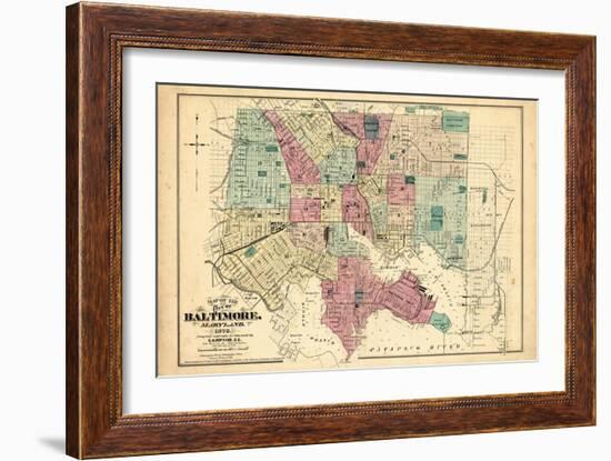 1877, Baltimore, Maryland, United States-null-Framed Giclee Print