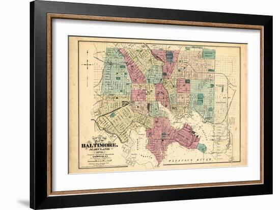 1877, Baltimore, Maryland, United States-null-Framed Giclee Print