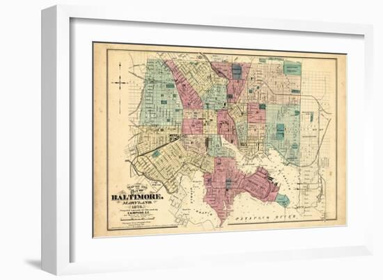 1877, Baltimore, Maryland, United States-null-Framed Giclee Print