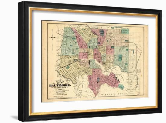 1877, Baltimore, Maryland, United States-null-Framed Giclee Print